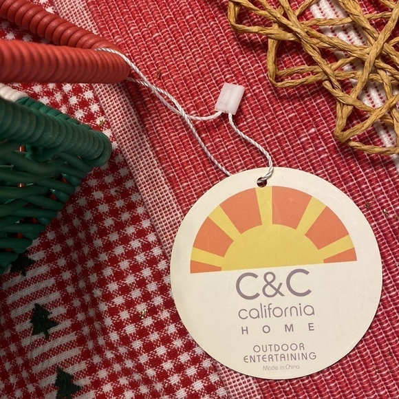 NWT C&C California Red and Green Decorative Watermelon Slice Utensil Caddy - Picture 6 of 6